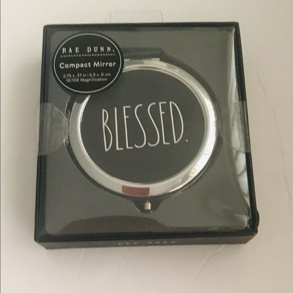 New Rae Dunn Compact Mirror Blessed - Picture 11 of 11